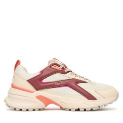 Sneakersy Calvin Klein. Brązowe bluzy z kapturem CALVIN KLEIN, bez wzorów, z meshu, bez kaptura. Za 324.99 zł.