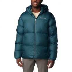 Kurtka uniwersalna męska Columbia Puffect Hooded Jacket. Niebieskie kurtki Columbia, m, bez wzorów, z syntetyku, z kapturem. Za 637.00 zł.
