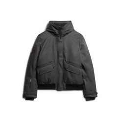 Kurtka Aviator Superdry City Tweed. Szare kurtki Superdry, m, bez wzorów, z materiału, bez kaptura. Za 774.55 zł.