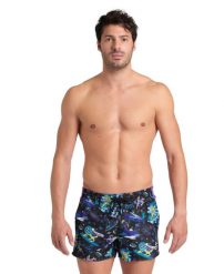 Spodenki kąpielowe męskie szorty na plażę basen sportowe Arena X-Short. Czarne krótkie spodenki sportowe Arena, m, bez wzorów, z materiału. Za 171.98 zł.