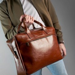 Torba Skórzana na Laptop R03XLBB Brødrene J. Brąz. Torby na laptopa . Za 529.00 zł.