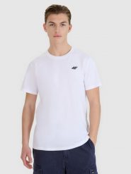 4F T-shirt regular gładki męski (2-pack) - multikolor 3XL. T-shirty 4F, m, bez wzorów, z bawełny, bez kołnierzyka, bez ramiączek. Za 89.99 zł.