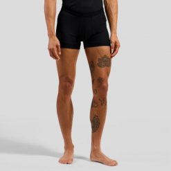Bokserki męskie Odlo ACTIVE F-DRyIGHT ECO. Czarne bokserki ODLO, m, bez wzorów. Za 139.99 zł.