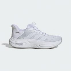 BUTY CLOUDFOAM CUXXION RAPIDFIT. Białe bezrękawniki Adidas, s, bez wzorów, z gumy, bez kołnierzyka, bez ramiączek. Za 349.00 zł.