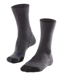 Skarpetki Falke TK2 Cool. Szare skarpety Falke, bez wzorów, z elastanu. Za 161.50 zł.