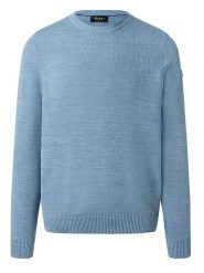 Maerz Muenchen Sweter w kolorze błękitnym rozmiar: 56. Niebieskie swetry nierozpinane Maerz Muenchen, bez wzorów, z wełny, bez kołnierzyka, bez ramiączek. Za 260.99 zł.