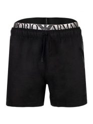 Emporio Armani Szorty sportowe EM000686 AF20432 UC001 Czarny Regular Fit. Czarne krótkie spodenki sportowe Emporio Armani, m, bez wzorów, z syntetyku. Za 324.99 zł.