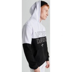 Czarno-biała bluza z kapturem - Biały. Bluzy z kapturem marki Cropp. Za 119.99 zł.
