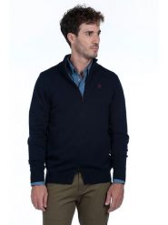 The Time of Bocha Kardigan w kolorze granatowym rozmiar: M. Niebieskie swetry rozpinane The Time of Bocha, m, bez wzorów, z bawełny, bez kołnierzyka, bez ramiączek. Za 144.24 zł.