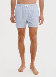 PAKO LORENTE - Niebieskie szorty kąpielowe męskie. Niebieskie kąpielówki Pako Lorente, m, bez wzorów, z poliesteru, krótkie. Za 69.99 zł.