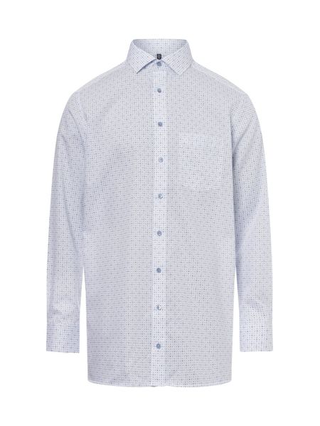OLYMP Luxor modern Fit koszula biznesowa Mężczyźni Modern Fit Bawełna biały, 41. Białe koszule OLYMP Luxor modern Fit, m, bez wzorów, z bawełny, bez kołnierzyka, bez ramiączek. Za 329.95 zł.