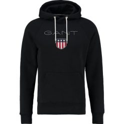 GANT SHIELD HOODIE Bluza z kapturem black. Bluzy marki GANT. Za 419.00 zł.