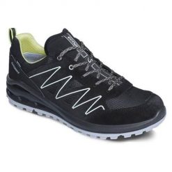 Buty trekkingowe męskie Grisport 15109V23G. Czarne buty trekkingowe Grisport, bez wzorów, z gumy, bez zapięcia, trekkingowe. Za 454.00 zł.