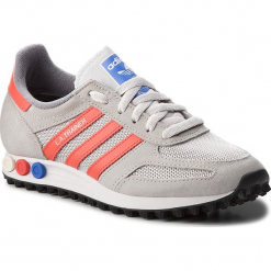 Buty adidas - La Trainer B37828 Gretwo/Borang/Greone. Szare buty sportowe casual marki Adidas, z materiału. W wyprzedaży za 309.00 zł.