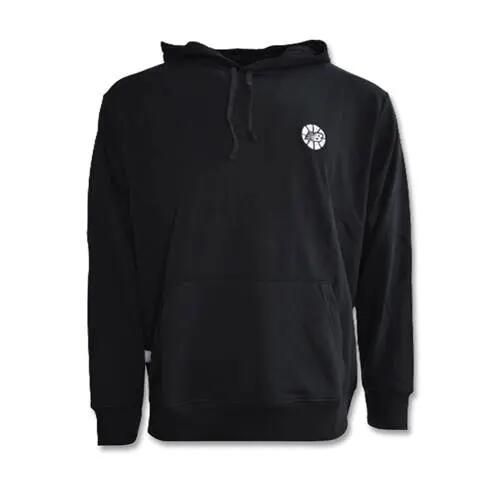Bluza sportowa męska New Balance Hoops Essentials Fundamental Hoodie. Czarne bluzy z kapturem New Balance, m, bez wzorów, z bawełny, z kapturem. Za 284.00 zł.