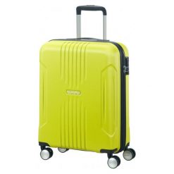 American Tourister walizka podróżna Tracklite 55 cm limonkowy. Walizki American Tourister, bez wzorów. Za 285.00 zł.