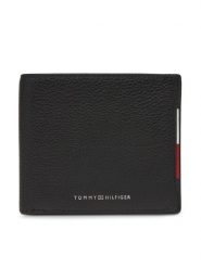 Tommy Hilfiger Portfel Central Cc And Coin AM0AM13514 Czarny. Czarne portfele Tommy Hilfiger, bez wzorów, ze skóry. Za 299.99 zł.