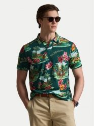 Polo Ralph Lauren Polo 710B13535001 Zielony Regular Fit. Zielone koszulki polo Polo Ralph Lauren, m, bez wzorów, z bawełny, bez kołnierzyka, bez ramiączek. Za 858.99 zł.