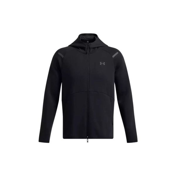 Bluza z kapturem z pełnym zamkiem błyskawicznym Under Armour Unstoppable Fleece. Czarne bluzy z kapturem Under Armour, bez wzorów, z kapturem. Za 474.00 zł.
