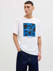 Jack & Jones Koszulka "Jeff" w kolorze białym rozmiar: M. Białe bezrękawniki Jack & Jones, m, bez wzorów, z bawełny, bez kołnierzyka, bez ramiączek. Za 53.04 zł.