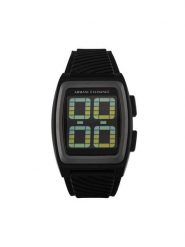 Armani Exchange Zegarek Kelvin AX2971 Czarny. Czarne, cyfrowe zegarki Armani Exchange. Za 589.99 zł.