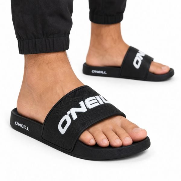 Klapki męskie sportowe O'NEILL LOGO SLIDER MEN. Czarne klapki O'Neill, z materiału. Za 85.00 zł.