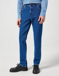WRANGLER TEXAS SLIM MĘSKIE SPODNIE JEANSOWE JEANSY DŻINSY MIDNIGHT SHADOW 112358223 W12S017436. Białe jeansy Wrangler, l. Za 219.99 zł.