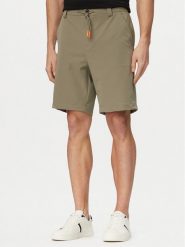 Guess Szorty materiałowe M6GD36 W2169 Khaki Regular Fit. Brązowe szorty Guess, m, z aplikacjami, z materiału. Za 434.99 zł.