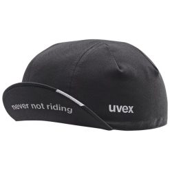 Czapka pod kask UVEX Cycling cap. Czarne czapki z daszkiem Uvex, bez wzorów. Za 99.90 zł.