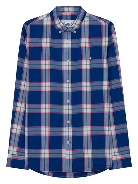 Seidensticker Koszula - Regular fit - w kolorze niebieskim rozmiar: L. Niebieskie koszule Seidensticker, l, bez wzorów, z bawełny, bez kołnierzyka, bez ramiączek. Za 161.34 zł.