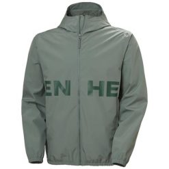 Kurtka wodoodporna Helly Hansen Core Graphic. Zielone kurtki Helly Hansen, na lato, m, bez wzorów, z materiału, bez kaptura. Za 638.05 zł.