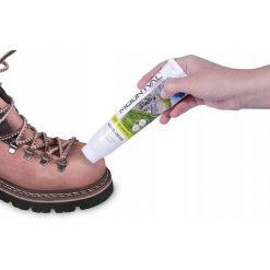 Krem woskowy do obuwia Mountval Waxed Cream bezbarwny. Białe buty trekkingowe MOUNTVAL, bez wzorów, bez zapięcia. Za 25.90 zł.
