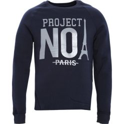 Granatowa Bluza No Project. Niebieskie bluzy marki Born2be. Za 34.99 zł.