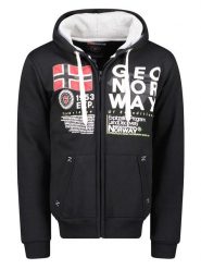 Geographical Norway Bluza w kolorze czarnym rozmiar: S. Czarne bluzy Geographical Norway, s, bez wzorów, bez kaptura. Za 108.74 zł.
