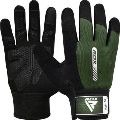 Rękawiczki treningowe W1 - wyjątkowo przyczepne - Zielony – M. Czarne rękawiczki RDX SPORTS, bez wzorów. Za 89.99 zł.