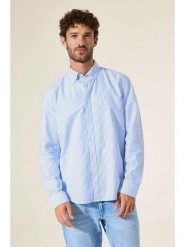 Garcia Koszula - Relaxed fit - w kolorze błękitnym rozmiar: S. Niebieskie koszule Garcia, s, bez wzorów, bez kołnierzyka, bez ramiączek. Za 148.96 zł.