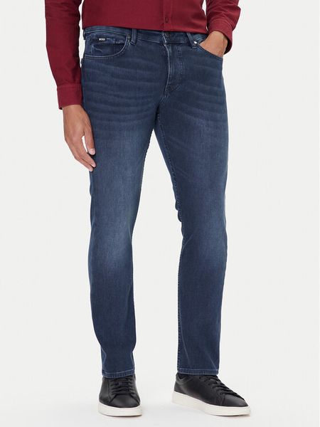 BOSS Jeansy P-Delaware 50549834 Granatowy Slim Fit. Niebieskie jeansy Boss, m. Za 599.99 zł.