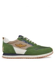 Aeronautica Militare Sneakersy 251SC288CT3545 Khaki. Brązowe buty sportowe casual Aeronautica Militare, bez wzorów, ze skóry, bez zapięcia. Za 439.99 zł.