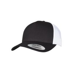 Czapka Flexfit 5-panel retro 2-tone. Białe czapki z daszkiem FLEXFIT, bez wzorów. Za 87.50 zł.