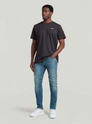 G-Star Dżinsy "3301" - Slim fit - w kolorze niebieskim rozmiar: W28/L30. Niebieskie jeansy G-Star, l. Za 271.03 zł.