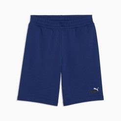 Spodenki sportowe męskie Puma ESS 2 COLOR NO.1 LOGO 10" TR 68471549. Niebieskie krótkie spodenki sportowe Puma, m, bez wzorów, z bawełny. Za 108.13 zł.