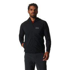 Kurtka z kapturem Mountain Hardwear Kor Airshell. Czarne kurtki MOUNTAIN HARDWEAR, xl, bez wzorów, z polaru, z kapturem. Za 847.50 zł.