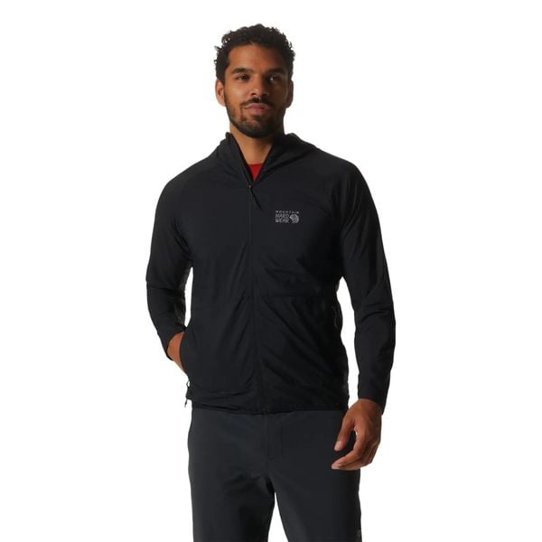 Kurtka z kapturem Mountain Hardwear Kor Airshell. Czarne kurtki MOUNTAIN HARDWEAR, xl, bez wzorów, z polaru, z kapturem. Za 847.50 zł.