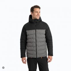Kurtka ocieplana męska KADVA GlacierShell. Szare kurtki KADVA, na jesień, l, bez wzorów, z materiału, bez kaptura. Za 299.99 zł.