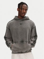 Adidas Bluza Premium Essentials Retro JD0245 Szary Loose Fit. Szare bluzy Adidas, l, bez wzorów, z bawełny, bez kaptura. Za 379.99 zł.