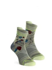 Skarpety trekkingowe Ortovox Alpine Light Quarter Socks. Zielone skarpetki sportowe ORTOVOX, bez wzorów, z elastanu. Za 86.89 zł.