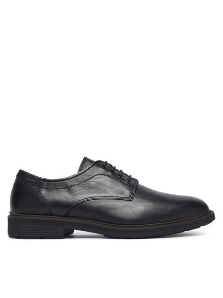 Pikolinos Półbuty Pamplona M3A-4344 Czarny. Czarne eleganckie półbuty Pikolinos, bez wzorów, ze skóry, bez obcasa, bez zapięcia. Za 759.99 zł.