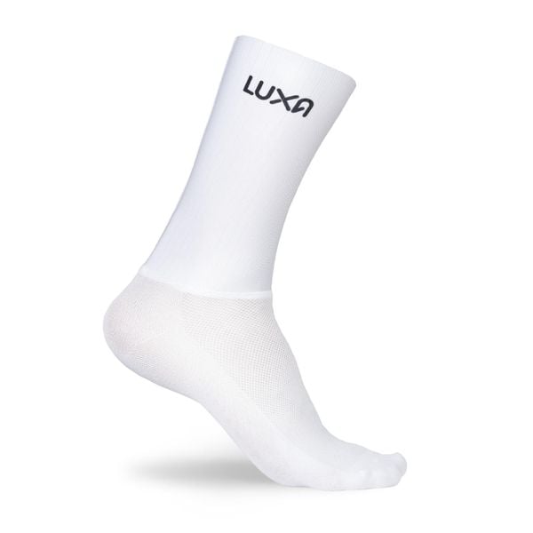 Skarpetki Kolarskie Luxa Aero. Białe skarpety LUXA, bez wzorów, z materiału. Za 139.00 zł.