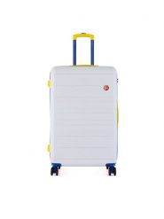 Semi Line Walizka duża T5842-3 Biały. Białe walizki Semi-line, bez wzorów, z tworzywa sztucznego, duże. Za 249.99 zł.