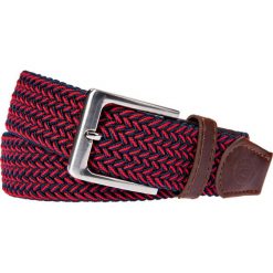 Pasek Czerwony Pleciony Braid. Czerwone paski marki LANCERTO, w paski, z bawełny, casualowe. Za 89.90 zł.